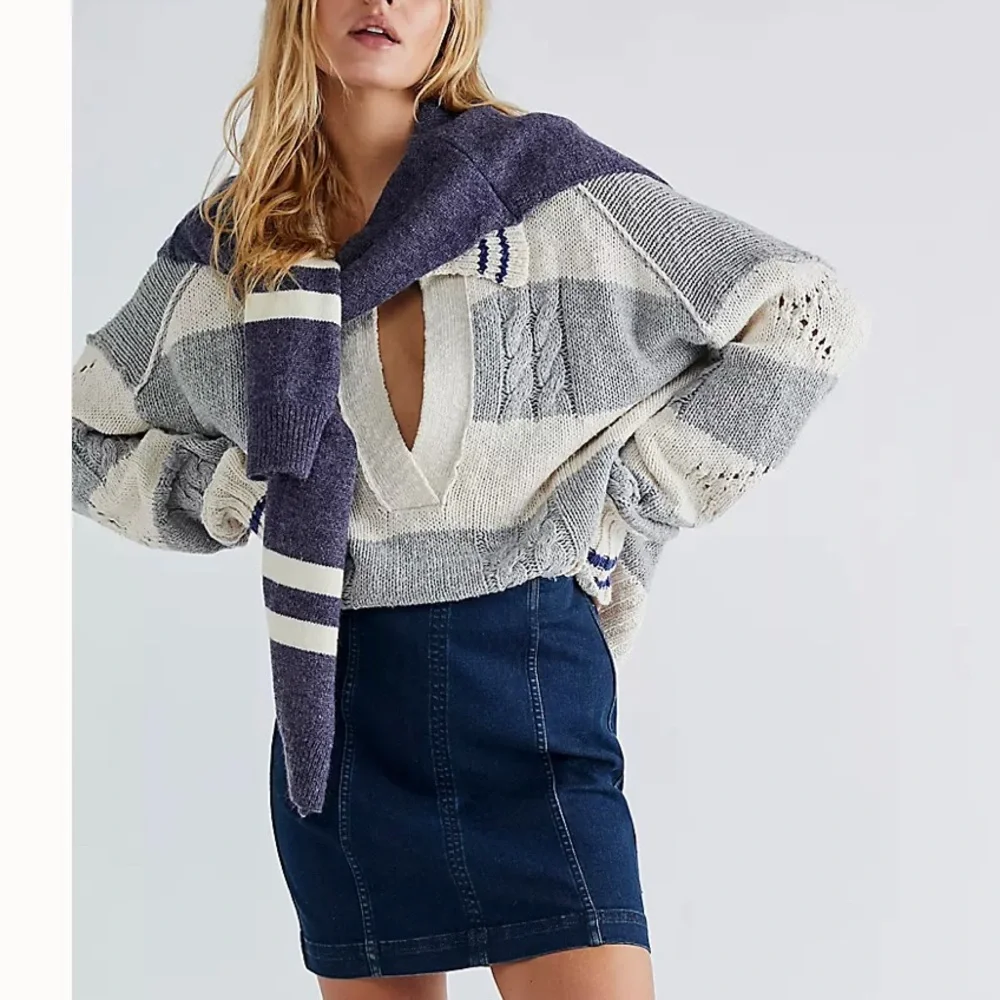 Free People Modern Femme Denim Skirt - Picture 2 of 4